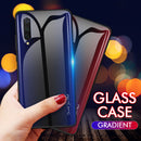 Bakeey Carbon Fiber Gradient Color Shockproof Tempered Glass Protective Case for Xiaomi Mi9 Mi 9 Lite / Xiaomi Mi CC9