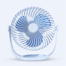Well Star WT-F12 Portable Mini USB Fan Air Cooling Fan 360 Rotating Fan Chargable Air Cooler Silent Cooling Fans With USB Cable For Home Office Student Dormitory Outdoors
