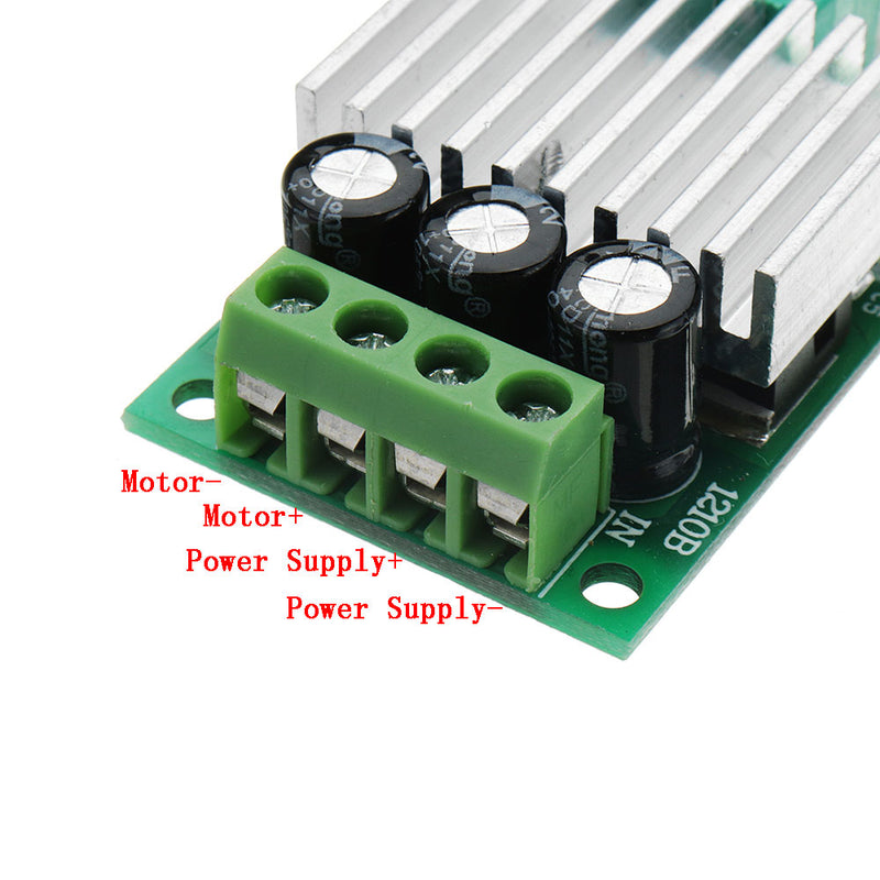 5pcs DC 12V To 24V 10A High Power PWM DC Motor Speed Controller Regulate Speed Temperature