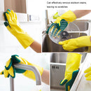 1 Pair Creative Home Washing Cleaning Gloves Garden Kitchen Dish Sponge Fin