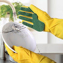 1 Pair Creative Home Washing Cleaning Gloves Garden Kitchen Dish Sponge Fin