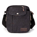 Men Canvas Satchel School Casual Shoulder Messenger Bag Pack Phone Pouch Outdoor Travel Hiking