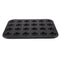 Mini Muffin Pan 24 Cup Nonstick Carbon Steel Cupcake Pan Baking Tray Black M4H9
