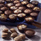 Mini Muffin Pan 24 Cup Nonstick Carbon Steel Cupcake Pan Baking Tray Black M4H9