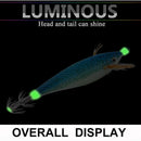 5pcs 11cm Fishing Lure Squid Lures Wood Shrimp Bait Wobbler Luminous Squid  T9Q6