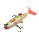 ZANLURE 5Pcs/Set 8.5cm 14g Soft Silicone Minnow Bait Lead Head Fishing Lure Tackle Sharp Hook
