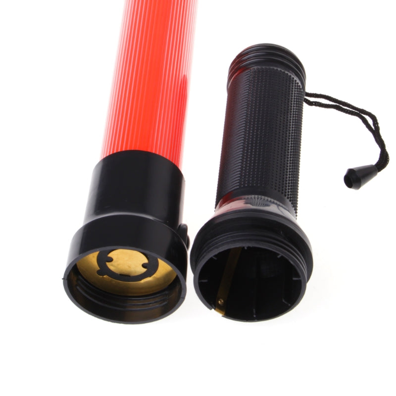 U21 6 x LEDs 2 Modes Red Light Portable Indicator Light Work Light Baton Traffic Flashlight
