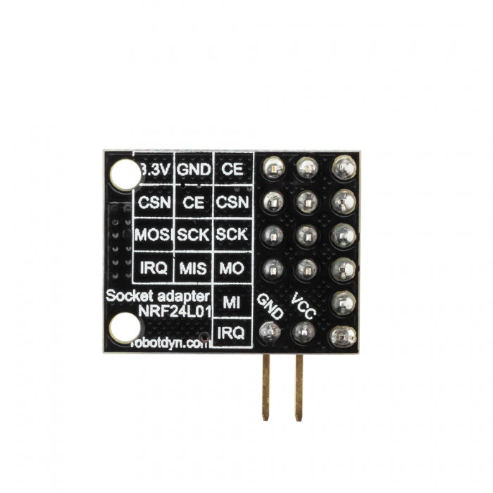 RobotDyn Socket Adapter For NRF24L01 With 3.3V Regulator
