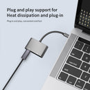Bakeey Type-C USB-C Adapter with 4K HD Display + VGA 1080p Output For Smart Phone Tablet Laptop MacBook iPad Pro 2018