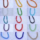 DIY 4mm 1000Pcs Faceted bicone Crystal Glass Beads for Bracelets with Conta I7D9