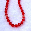DIY 4mm 1000Pcs Faceted bicone Crystal Glass Beads for Bracelets with Conta I7D9