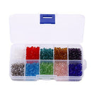 DIY 4mm 1000Pcs Faceted bicone Crystal Glass Beads for Bracelets with Conta I7D9
