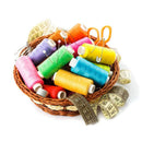 60 Assorted Color Polyester Sewing Thread Spools 250 Yards Each