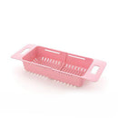 Adjustable Bath Tub Shower Kids Toys Storage Basket Organizer Retractable B W9B9