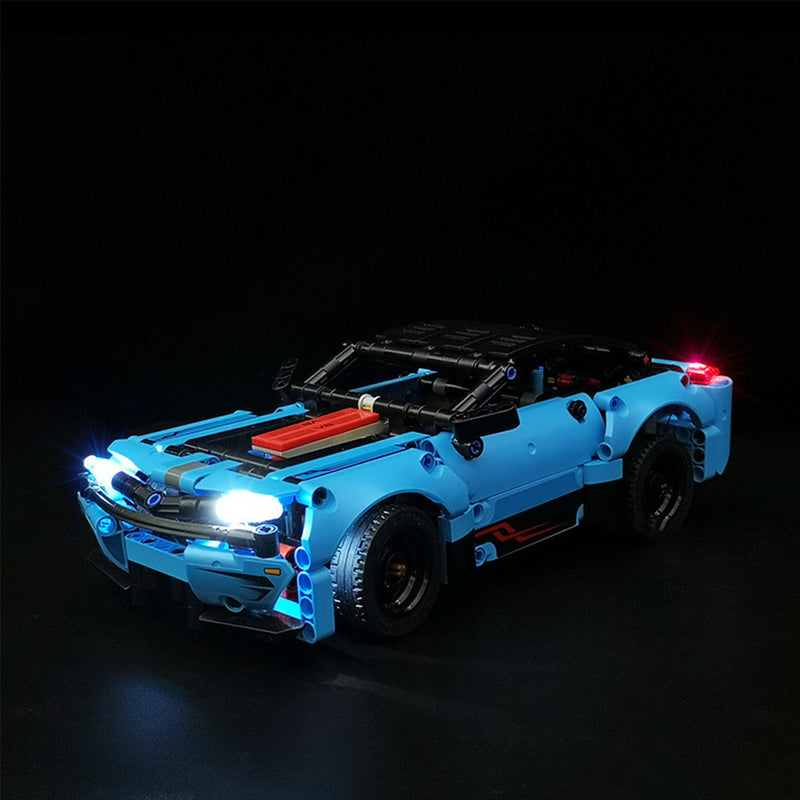 LED Light Lighting Kit ONLY For LEGO 42098 Motor Vehicle Building Bricks Toys
