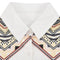 Women's Plus SIze Print Long Sleeve Lapel Deep V Neck Shirts Ladies Cardiga Q1D6