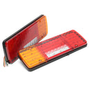 2Pcs LED Rear Tail Light Brake Indicator Turn Lamp for Truck Trailer Caravan Lorry Car