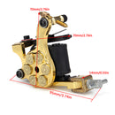 Bullet Black Tattoo Machine Custom Dual 10-Wrap Coils Liner & Shader