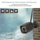 720P Black US Plug Wireless Camera Outdoor HD Wifi Remote Home IP Camera Two-Way Voice Intercom Waterproof Monitoring External Speaker Microphone with Card
