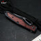 Enlan EW009 8Cr13Mov Blade Wood Handle with Folding Knife Home Outdoor Pocket Knife Portable Cutter
