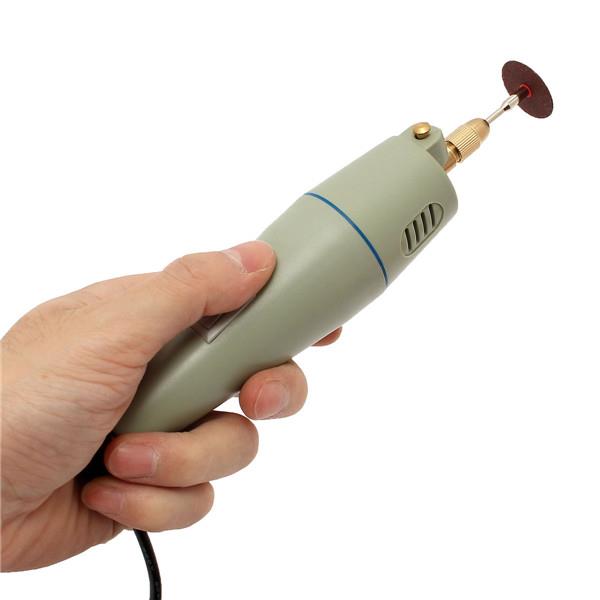 WXLY DC/AC Mini Electric Drill DIY Hand Electric Grinder Set