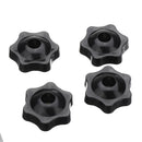 4Pcs Through Hole Plum Blossom Nut M5 Hand Screw Heated Bed Platform Leveling Nut for 3D Printer