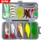 ZANLURE 33-142 Pcs Fishing Lure Tackles Kit Lures Baits Set Fishing Hooks