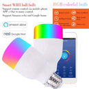 Smart LED WiFi Light Bulb, 11W 600LM E27 Dimmable RGB Colour Changing Screw