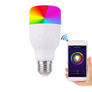 Smart LED WiFi Light Bulb, 11W 600LM E27 Dimmable RGB Colour Changing Screw