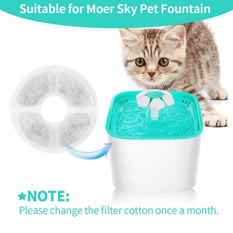 Pet Cat Water Dispenser filter sponge-Healthy and Hygienic Drinking 2L Supe