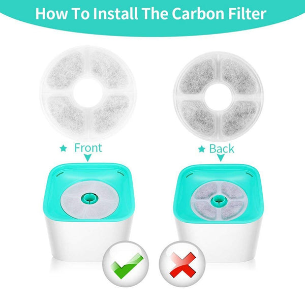 Pet Cat Water Dispenser filter sponge-Healthy and Hygienic Drinking 2L Supe