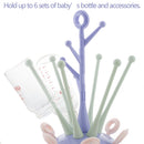 Baby Bottle Drying Rack Pacifier Nipple Drier Cute Tree Shape Cups Holders