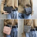 Women Clutch Soft Bag PU Leather Messenger Bag Girls Crossbody Shoulder Bag O7T8