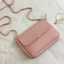 Women Clutch Soft Bag PU Leather Messenger Bag Girls Crossbody Shoulder Bag O7T8