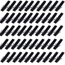 50 Pcs Black Velvet Pen Pouch Sleeve Holder Single Pen Bag Case Pencil Bag Q5S1