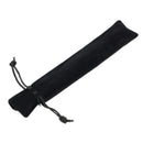 50 Pcs Black Velvet Pen Pouch Sleeve Holder Single Pen Bag Case Pencil Bag