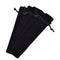 50 Pcs Black Velvet Pen Pouch Sleeve Holder Single Pen Bag Case Pencil Bag Q5S1
