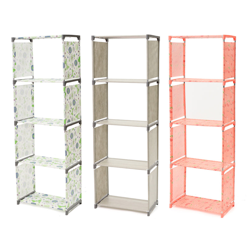 Bookshelf Function Shelving Unit Storage Rack Combined Decor Bookcase Home Books