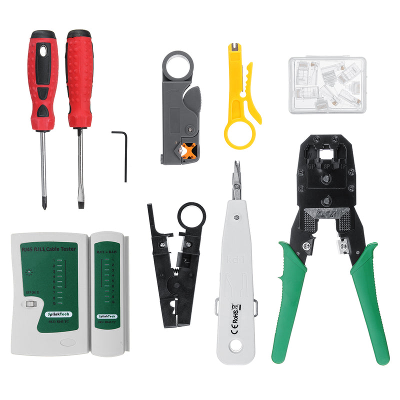 LAN Network Cable Tester Crimp Crimper Plier Kit Cat5 RJ45 RJ11 RJ45 Hand Tool