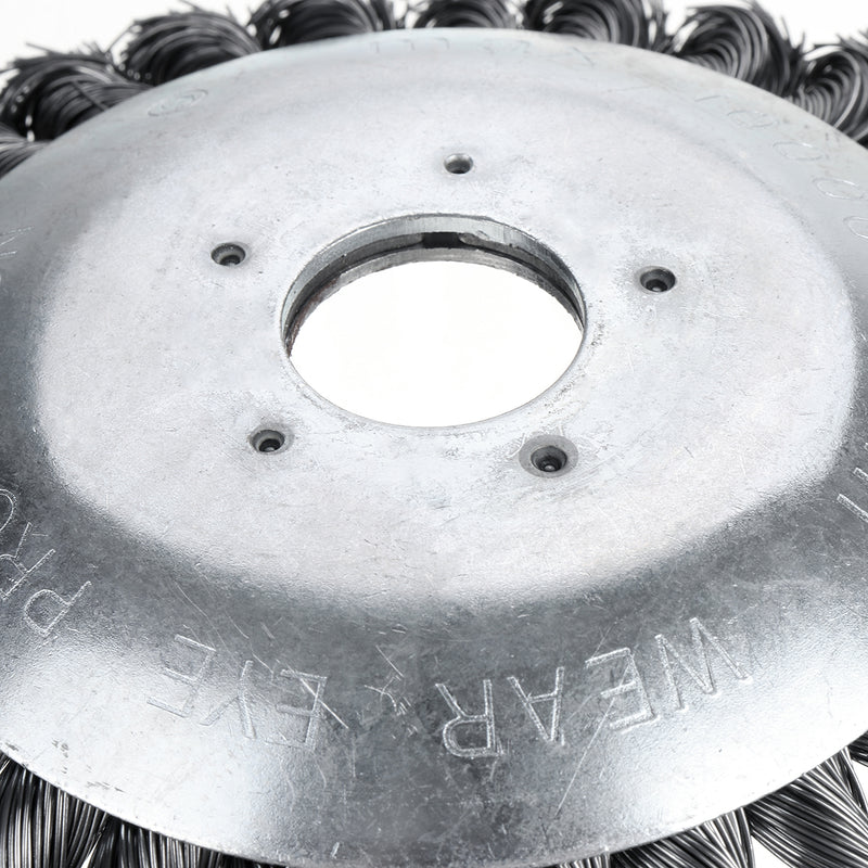 150mm Weed Trimmer Head Lawn Mower Sharpener Grass Weeder Steel Brush Head