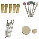 34Pcs/Set Accessories Grinder Tool Kit Chuck Polishing Shaft Wheel Electric