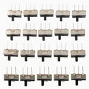 60pcs SS12D00G3 2 Position SPDT 1P2T 3 Pin PCB Panel Mini Vertical Slide Toggle Switch