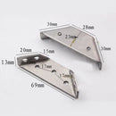 4pcs Multifunctional Stainless Steel Angle Code Right Angle Fixed Bracket F