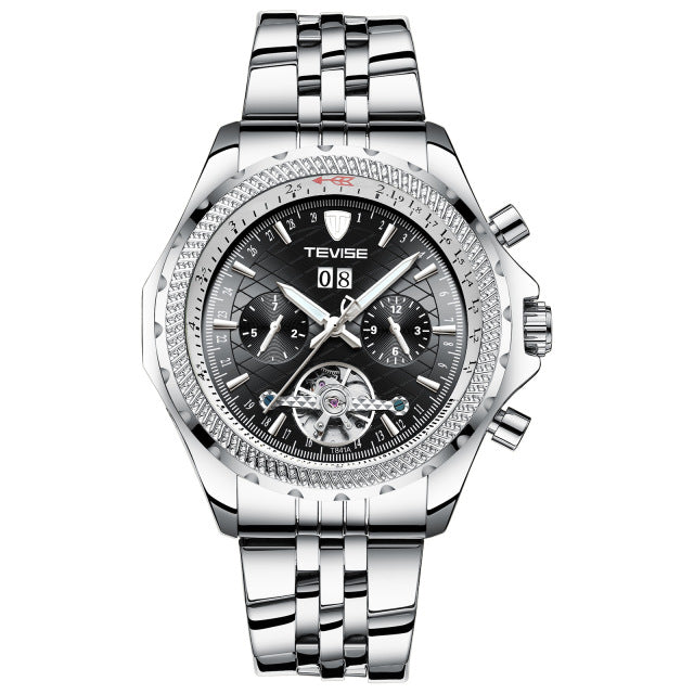TEVISE T841A Waterproof Calendar Automatic Mechanical Watch Business Style Men Watch