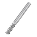 Drillpro 3 Flutes 4/5/6/8/10mm End Mill Cutter 75mm Length Milling Tool for Aluminum
