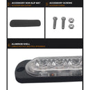 12V-24V Amber 4LED 12W Car Truck Strobe Flash Emergency Warning Bar Light L Z2I8