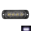 12V-24V Amber 4LED 12W Car Truck Strobe Flash Emergency Warning Bar Light L Z2I8