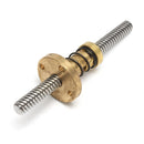 Machifit T8 100mm 8mm Lead Screw with Anti-Backlash Nut CNC Parts