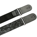 Flanger Electric Acoustic Guitar Strap Vintage National Style PU Leather Strap with Guitar Pick Holder