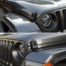 Car Hood Buckle Catch Latch Lock Latches Kit For Jeep Wrangler JK JKU JL JLU 2007-2019